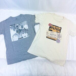 The Beatles Band Shirt Lot of Two REVOLVER Bundle Throwback Vintage Concert Tops